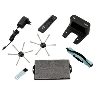 Robô Aspirador de Pó WAP ROBOT W310 30W 3 em 1 Base Carregadora Bivolt
