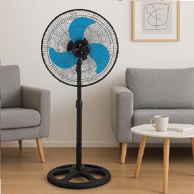 Ventilador De Coluna Turbo Oscilante Grade Em Metal 3 Velocidades Forte, Silencioso Ajustável 220v