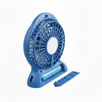 Mini Ventilador Portátil Recarregável Com 3 Velocidades – Frescor Compacto Para Qualquer Lugar Azul
