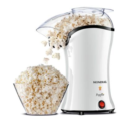 Pipoqueira Mondial Popflix Branco PP-04 127V 110V