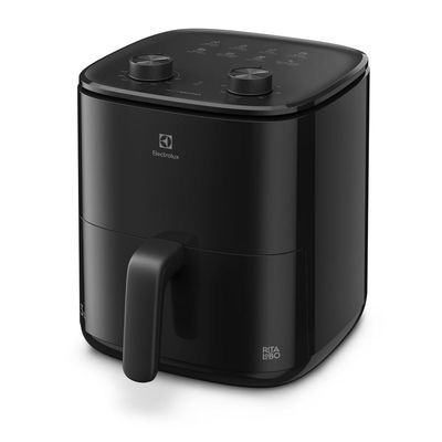 Air Fryer Electrolux por Rita Lobo 3L Preta Efficient c/ Desligamento Automático 1200W (EAF05) 127V