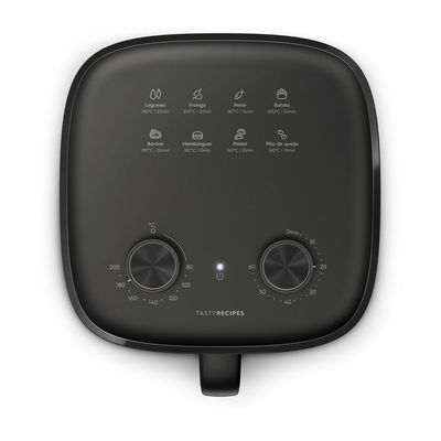 Air Fryer Electrolux por Rita Lobo 3L Preta Efficient c/ Desligamento Automático 1200W (EAF05) 127V