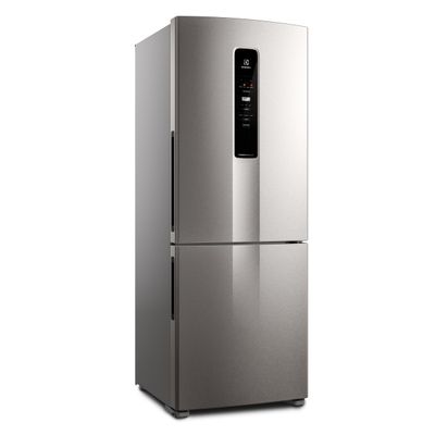 Geladeira Electrolux Frost Free Inverter 490L Experience Inverse cor Inox Look (IB51S) 127V