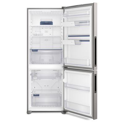Geladeira Electrolux Frost Free Inverter 490L Experience Inverse cor Inox Look (IB51S) 127V