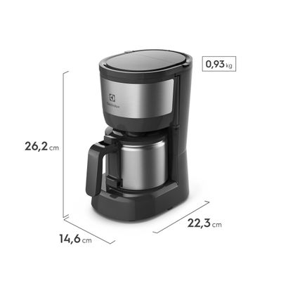 Cafeteira Elétrica Electrolux 30 Xícaras Efficient com Jarra Inox (ECM22) 220V