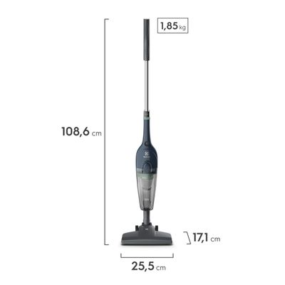 Aspirador Vertical com Fio Electrolux 1450W 2 em 1 Plus Filtro Hepa Azul  (STK14) 220V