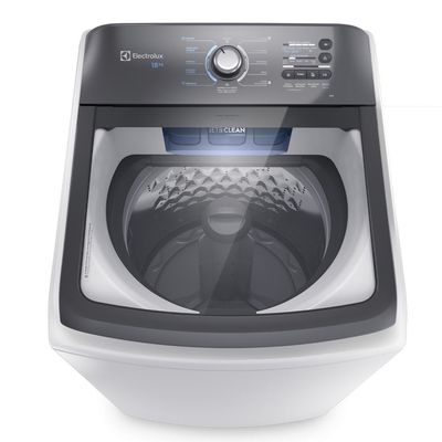 Máquina de Lavar Electrolux 18kg Branca Efficient Cesto inox e Jet&Clean (LEE18) 127V