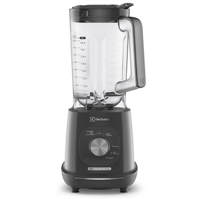 Liquidificador Electrolux 1500W 3.2L Efficient TriForce 15 Velocidades Cinza (EBL1500) 127V