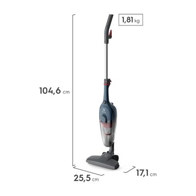 Aspirador de Pó Vertical com Fio Electrolux 1100W 2 em 1 Filtro HEPA Azul (STK13A) 127V