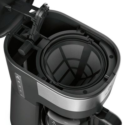 Cafeteira Elétrica Electrolux 30 Xícaras Experience Programável com Timer Cor Inox Preta (ECM25) 220V