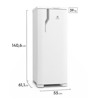 Geladeira Electrolux Cycle Defrost 240L Degelo Prático Uma Porta Branca (RE31) 127V