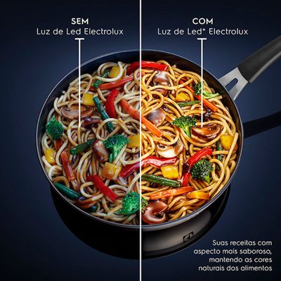 Coifa de Parede Electrolux 60cm de Vidro Efficient com Luz de Led (CE6VX) 127V