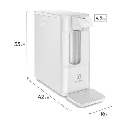 Purificador Electrolux Eletrônico Compacto Experience Pure 4x Digital Branco (PE12B) Bivolt
