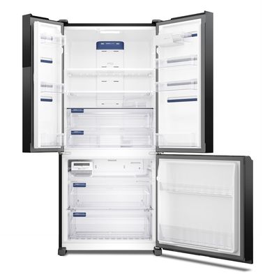 Geladeira Electrolux Frost Free Inverter 590L AutoSense 3 Portas Cor Black Inox Look (IM8B) 127V