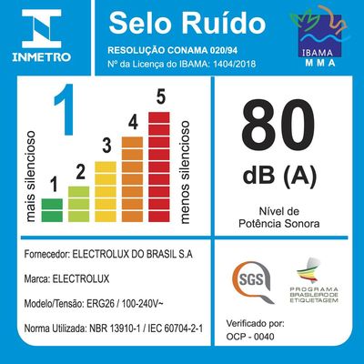 Aspirador de Pó Vertical Sem Fio Electrolux Ergorapido 2 em 1 Bocal Pet até 45 min Dourado (ERG26) Bivolt