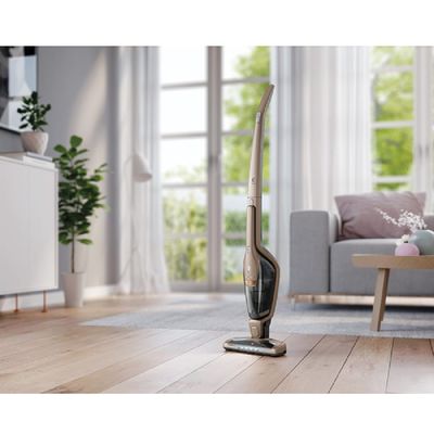Aspirador de Pó Vertical Sem Fio Electrolux Ergorapido 2 em 1 Bocal Pet até 45 min Dourado (ERG26) Bivolt
