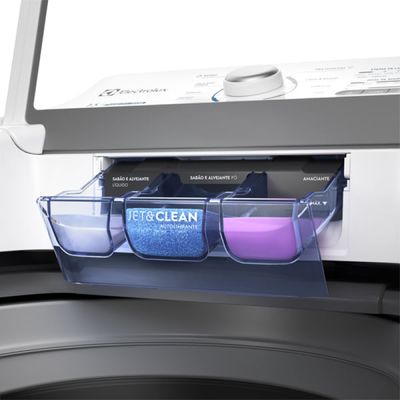 Máquina de Lavar Electrolux 13kg Branca Essential Care com Cesto Inox e Jet&Clean (LED13) 220V