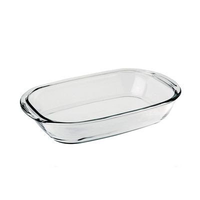 Conjunto de Assadeiras Retangular Nadir Sempre em Vidro 2 Peças UNICA