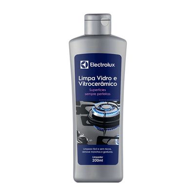 Limpa Vidro e Vitrocerâmico de Indução Electrolux Remove Manchas e Gorduras Não se aplica