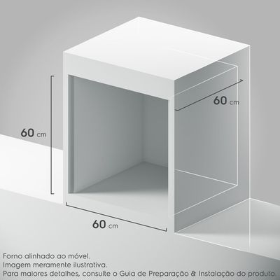 Forno de Embutir Elétrico Electrolux 80L Experience Air fryer, PerfectCook360 e Painel Touch (OE8EA) 220V