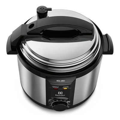 Panela de Pressão Elétrica Electrolux por Rita Lobo 5L Preta Efficient c/ Timer (PCE20) 127V