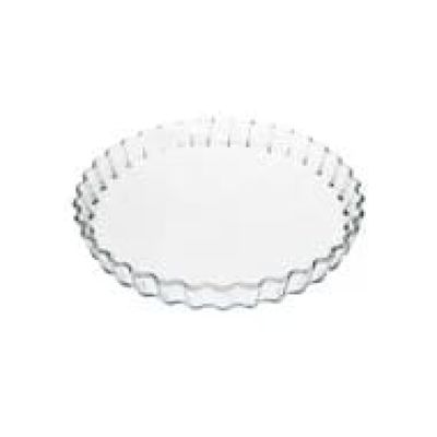 Assadeira Dynasty Redonda Canelada de Vidro 1,3L