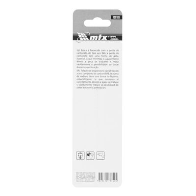 Broca Para Cerâmica E Vidro 8mm Haste Cilíndrica Mtx
