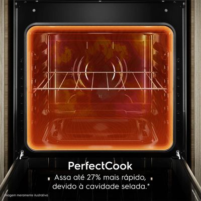 Fogão de Embutir 4 bocas Electrolux Cinza Experience Mesa de Vidro, Grill e PerfectCook360 (FE4EG) 220V