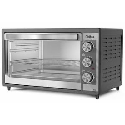 Forno Elétrico Philco PFE52P 50L Timer de 60 minutos Dupla Resistência Preto preto / 220
