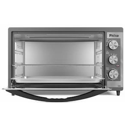 Forno Elétrico Philco PFE52P 50L Timer de 60 minutos Dupla Resistência Preto preto / 220
