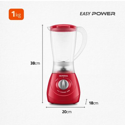 Liquidificador Mondial Easy Power L-550-R Vermelho - 127V UNICA