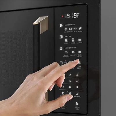 Micro-ondas de Embutir Electrolux 34L Preto com Grill Pro Series (MV43T) 127V