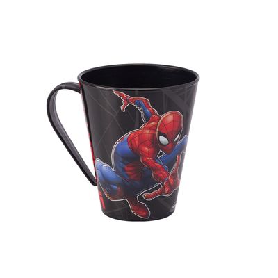 Caneca Infantil Plástica Plasútil Homem Aranha 360ml UNICA