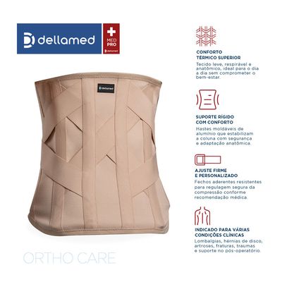 Colete Putti Alto Ortho Care Dellamed P / Bege