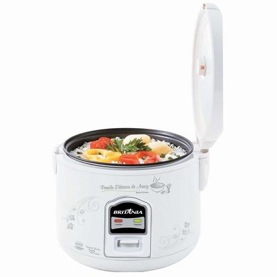 Panela Elétrica de Arroz Britânia PA10 Prime 10 Xícaras - Branca Branco / 110