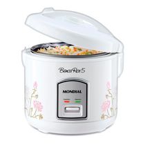 Panela Elétrica de Arroz Mondial Bianca Rice NPE-05 5 Xícaras - Branca