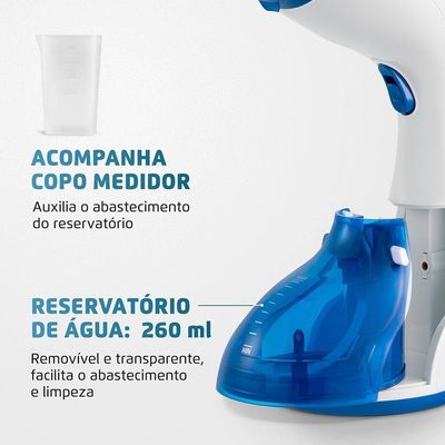 Passadeira a Vapor Mondial Fast Steam VP-09 - Branco/Azul azul,branco / 220
