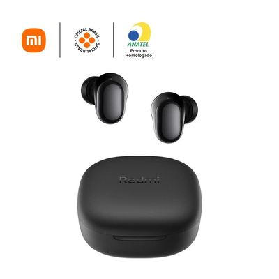 Fone de Ouvido Xiaomi Redmi Buds 6 Play Bluetooth - Preto