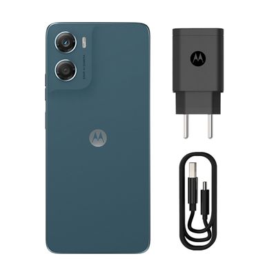 Smartphone Motorola Moto g06 4G Tela 6,9” 128GB Câmera 50MP Azul Marinho