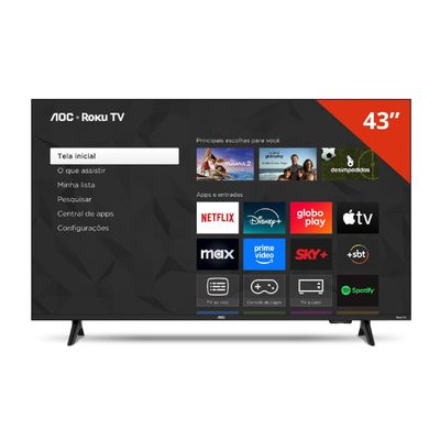Smart TV 43 AOC 43S5155/78G Full HD LED Wi-Fi