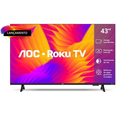 Smart TV 43 AOC 43S5155/78G Full HD LED Wi-Fi