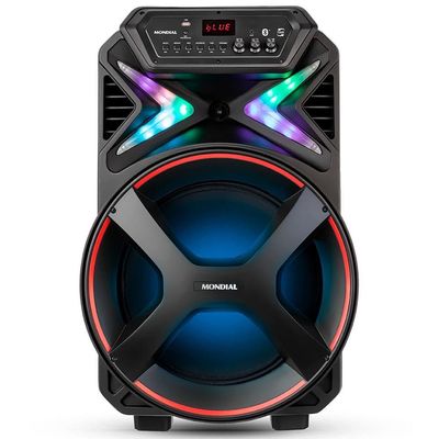 Caixa Amplificada Mondial CM-700 com Bluetooth, USB e Rádio FM - 700W