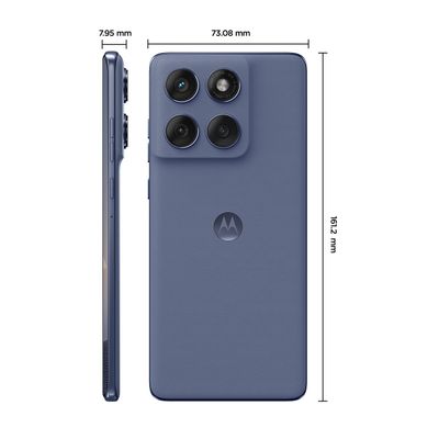 Smartphone Motorola Edge 60 Fusion 5G Cinza 256GB, 8GB RAM, Tela 6,7", Câmera Sony LYTIA 700C 50MP, Gorilla Glass 7i, Dimensity 7300, IP69 e IP68