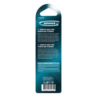 Broca Aço Rápido 5,5mm 2pcs Profissional Gross