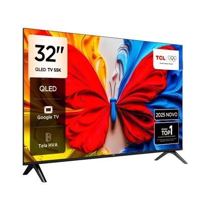 Smart TV 32 FHD TCL 32S5K QLED Dolby Audio Google TV