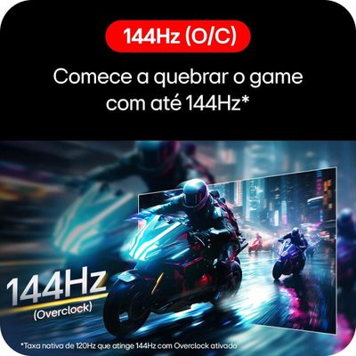 Monitor Gamer 24” LG UltraGear 24G411A-B 144Hz Full HD 1MS MBR G-SYNC FreeSync Preto