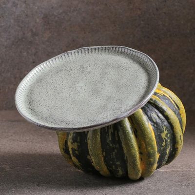 Conjunto de Pratos Rasos Porto Brasil Linhas Pistache com 6 Peças - Verde