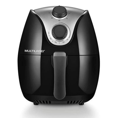 Fritadeira AirFryer Multilaser familia 4litros original CE022 220v Preto