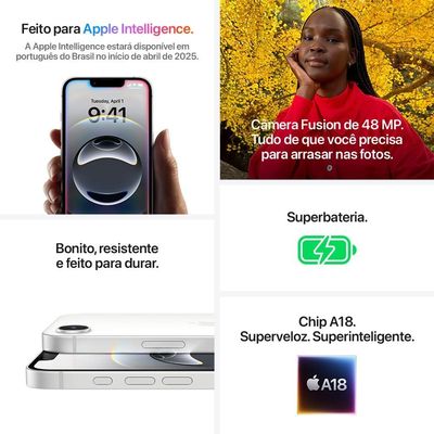 Apple iPhone 16e de 128GB - Branco