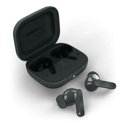 Fone de Ouvido Moto Buds Bass Bluetooth Cancelamento de Ruído 43h Bateria Preto